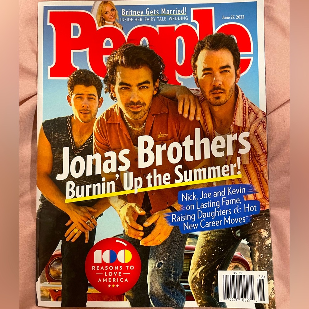 Jonas Brothers People magazine cover June 2022